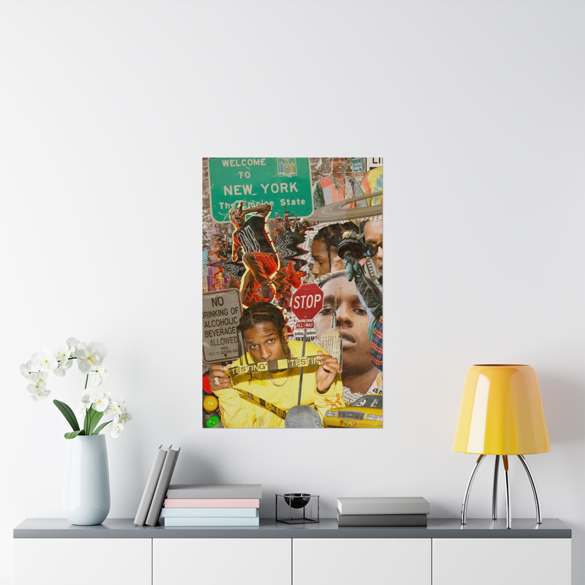 A$AP Rocky 'NYC' Collage Poster