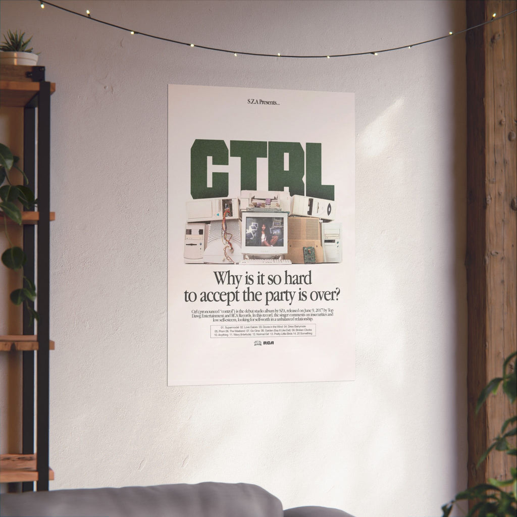 SZA 'The Party Is Over' Poster