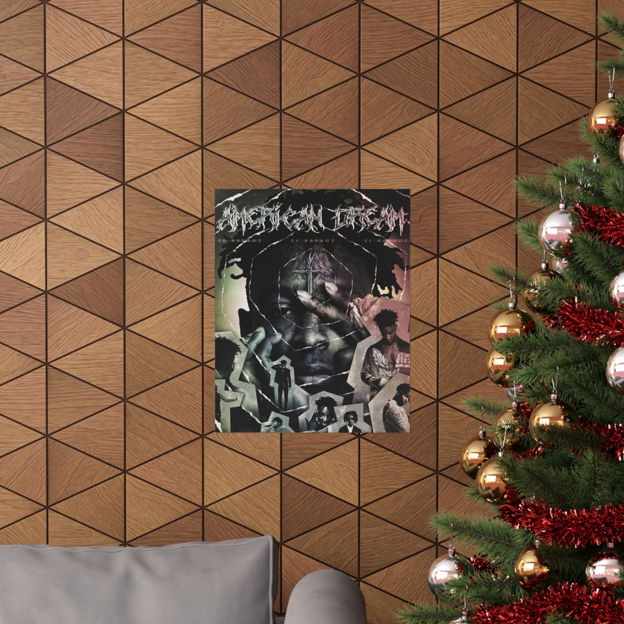 21 Savage 'American Dream Collage' Poster