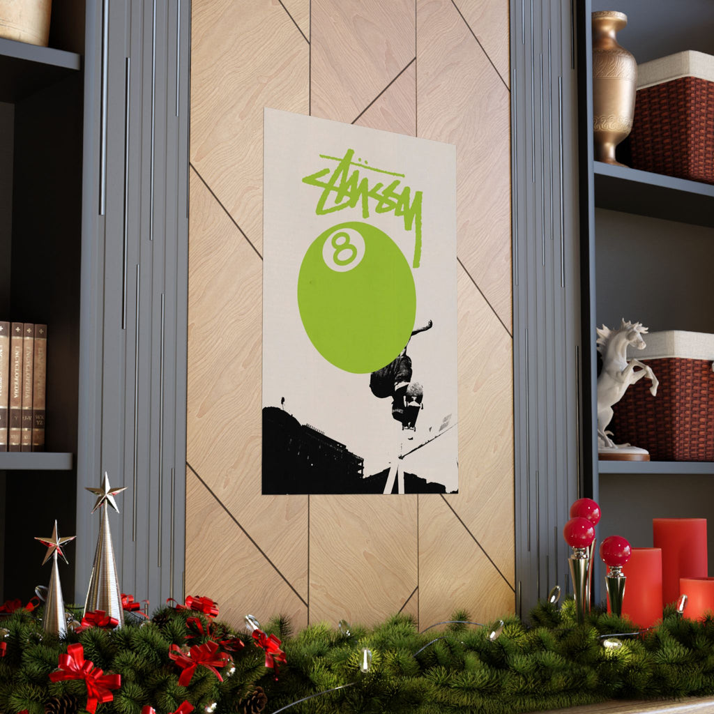 Stssy 'Sk8-Ball' Poster