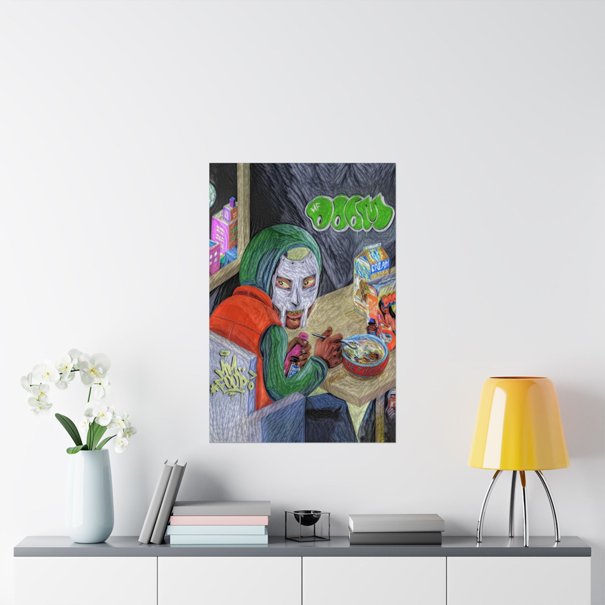 MF DOOM 'FOOD SKETCHED' Poster