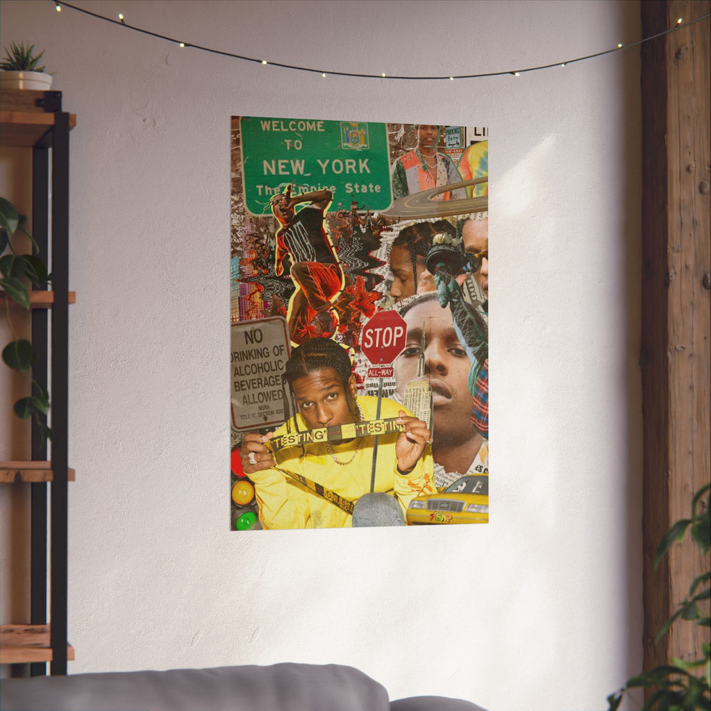 A$AP Rocky 'NYC' Collage Poster