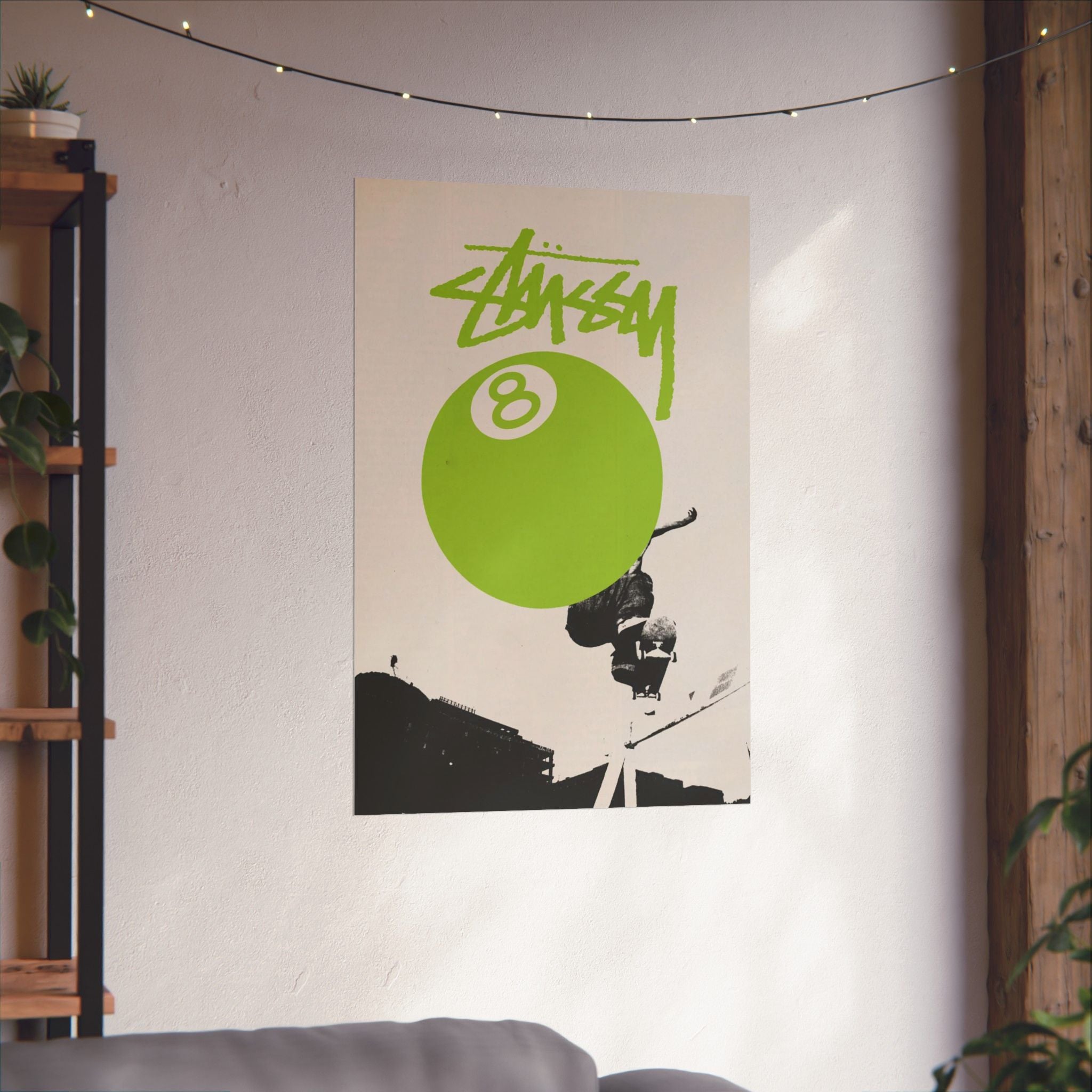 Stssy 'Sk8-Ball' Poster
